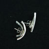 WERKSTATT MUNCHEN 925 Silver Hug Series Rings/Earrings German Highly Handcrafted WM-M4546-0 Earrings (M1727)